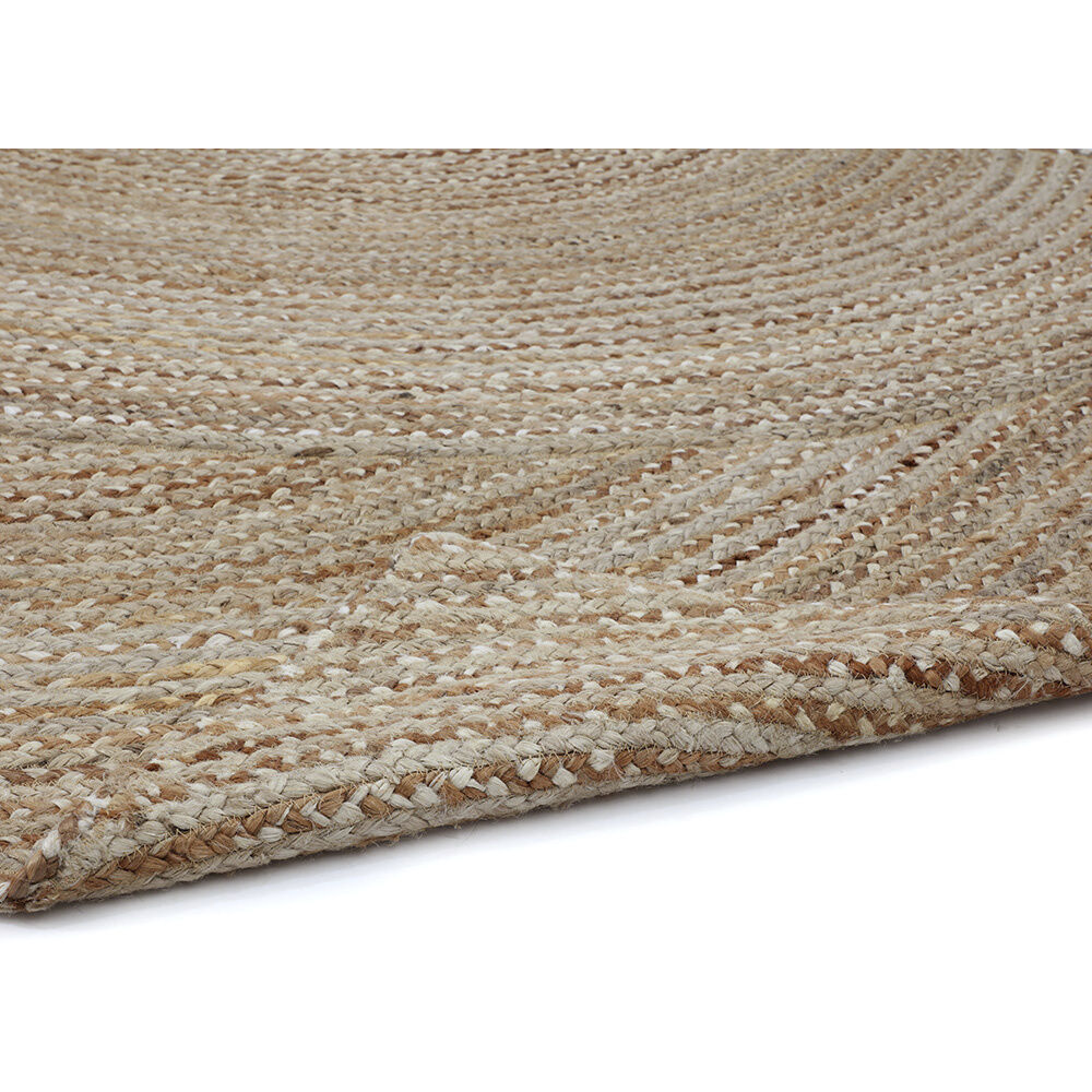 Prescott 168 X 120 inch Warm Natural Indoor Hand-Braided Rug, Hand-Braided